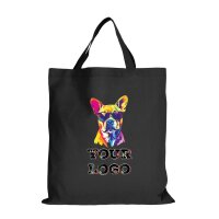 Bedruckte Baumwolltasche - Format 38x42 cm - kurze Henkel...