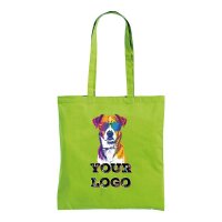 Bedruckte Baumwolltasche - Format 38x42 cm - lange Henkel...