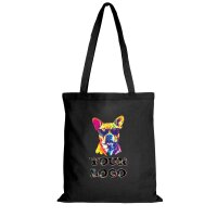 Bedruckte Baumwolltasche - Format 38x42 cm - lange Henkel...