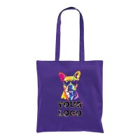 Bedruckte Baumwolltasche - Format 38x42 cm - lange Henkel...