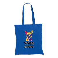 Bedruckte Baumwolltasche - Format 38x42 cm - lange Henkel...
