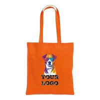 Bedruckte Baumwolltasche - Format 38x42 cm - lange Henkel...