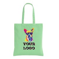 Bedruckte Baumwolltasche - Format 38x42 cm - lange Henkel...