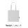 Neutral® Einkaufs-Stofftasche - Format 38x42 cm - 120/m² - weiss - lange Griffe
