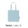 Neutral® Einkaufs-Stofftasche - Format 38x42 cm - 120/m² - hellblau - lange Griffe