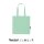 Neutral® Einkaufs-Stofftasche - Format 38x42 cm - 120/m² - mint - lange Griffe