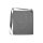 Baumwolltasche - Format 34x40 cm - lange Umhängeschlaufe - grau