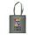 Recycling-Stofftasche - Format 38x42 cm - recyceltes Baumwolle & Polyester - grün - bedruckt
