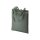 Recycling-Stofftasche - Format 38x42 cm - recyceltes Baumwolle & Polyester - grün - Label