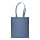 Recycling-Stofftasche - Format 38x42 cm - recyceltes Baumwolle & Polyester - dunkelblau