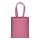 Recycling-Stofftasche - Format 38x42 cm - recyceltes Baumwolle & Polyester - rosa