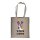 Recycling-Stofftasche - Format 38x42 cm - recyceltes Baumwolle & Polyester - natur - bedruckt