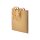 Recycling-Stofftasche - Format 38x42 cm - recyceltes Baumwolle & Polyester - gelb - Label