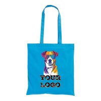 Bedruckte Baumwolltasche - 38x42 cm - 220gm² - lange...