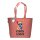 Recycling-Stofftasche - 50x36+16 cm - recyceltes Baumwolle & Polyester - rot - bedruckt
