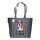 Recycling-Stofftasche - 50x36+16 cm - recyceltes Baumwolle & Polyester - blau - bedruckt