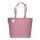Recycling-Stofftasche - Format 50x36+16 cm - recyceltes Baumwolle & Polyester - rosa