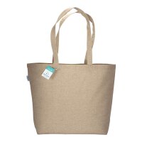 Recycling-Stofftasche - Format 50x36+16 cm - recyceltes...