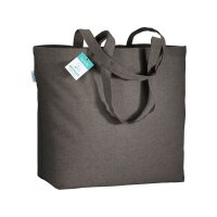 Skizze Baumwolltasche 50x36+16 cm - schwarz bedruckt mit...