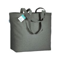 Skizze Baumwolltasche 50x36+16 cm - gruen bedruckt mit...
