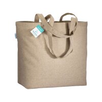 Skizze Baumwolltasche 50x36+16 cm - schwarz bedruckt mit...