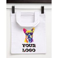 Kleine Baumwolltasche - Format 22x26 cm - inkl....