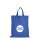 MIDI Baumwolltasche - Format 28x32 cm - inkl. Werbedruck - kurze Henkel - royalblau