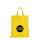 MIDI Baumwolltasche - Format 28x32 cm - inkl. Werbedruck - kurze Henkel - gelb