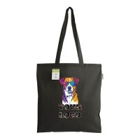Bedruckte Bio-Baumwolltasche - Format 38x42 cm - lange...
