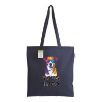 Bedruckte Bio-Baumwolltasche - Format 38x42 cm - lange...