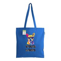 Bedruckte Bio-Baumwolltasche - Format 38x42 cm - lange...