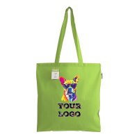 Bedruckte Bio-Baumwolltasche - Format 38x42 cm - lange...