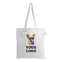 Bedruckte Bio-Baumwolltasche - Format 38x42 cm - lange...