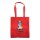 Non-Woven Tasche - inkl. Werbedruck - Format 38x42 cm - 80 g/m² - lange Henkel - Rot