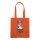 Non-Woven Tasche - inkl. Werbedruck - Format 38x42 cm - 80 g/m² - lange Henkel - Orange