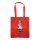 Non-Woven Tasche gesiegelt - inkl. Werbedruck - Format 36x40 cm - 70 g/m² - lange Henkel - Rot