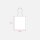 PP Non Woven Tasche gesiegelt 36x40 cm - rot bedruckt mit Logo