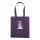 Non-Woven Tasche gesiegelt - inkl. Werbedruck - Format 36x40 cm - 70 g/m² - lange Henkel - Violett