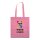 Non-Woven Tasche gesiegelt - inkl. Werbedruck - Format 36x40 cm - 70 g/m² - lange Henkel - Rosa