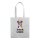 Non-Woven Tasche gesiegelt -  inkl. Werbedruck - Format 36x40x9 cm - 80 g/m² - lange Henkel - Weiß
