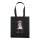 Non-Woven Tasche gesiegelt -  inkl. Werbedruck - Format 36x40x9 cm - 80 g/m² - lange Henkel - Schwarz