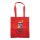 Non-Woven Tasche gesiegelt -  inkl. Werbedruck - Format 36x40x9 cm - 80 g/m² - lange Henkel - Rot