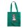 Non-Woven Tasche gesiegelt -  inkl. Werbedruck - Format 36x40x9 cm - 80 g/m² - lange Henkel - Grün