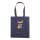 Non-Woven Tasche gesiegelt -  inkl. Werbedruck - Format 36x40x9 cm - 80 g/m² - lange Henkel - Blau