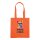 Non-Woven Tasche gesiegelt -  inkl. Werbedruck - Format 36x40x9 cm - 80 g/m² - lange Henkel - Orange