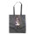 Non-Woven Tasche gesiegelt -  inkl. Werbedruck - Format 36x40x9 cm - 80 g/m² - lange Henkel - Grau