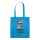 Non-Woven Tasche gesiegelt -  inkl. Werbedruck - Format 36x40x9 cm - 80 g/m² - lange Henkel - Himmelblau