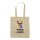 Non-Woven Tasche gesiegelt -  inkl. Werbedruck - Format 36x40x9 cm - 80 g/m² - lange Henkel - Natur