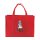 Non-Woven Tasche - inkl. Werbedruck - Format 60x45x20 cm - 100 g/m² - lange Henkel - Rot