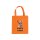 Non-Woven Tasche - inkl. Werbedruck - Format 23x25x10 cm - 80 g/m² - kurze Henkel - Orange